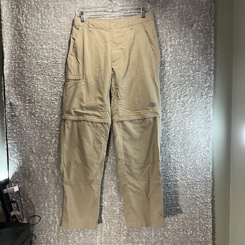 The North Face Paramount Trail Convertible Pants Men's Size 30 Khaki Cargo Pants